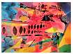 33 Commuter Train 18 x 24 inches acrylic & fabric on canvas 2014.jpg